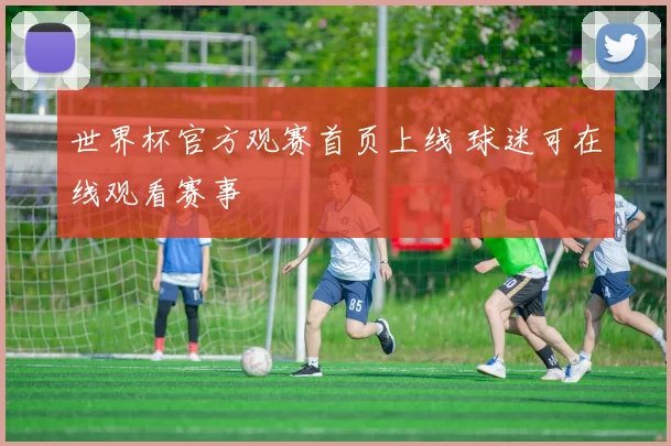 世界杯官方观赛首页上线 球迷可在线观看赛事