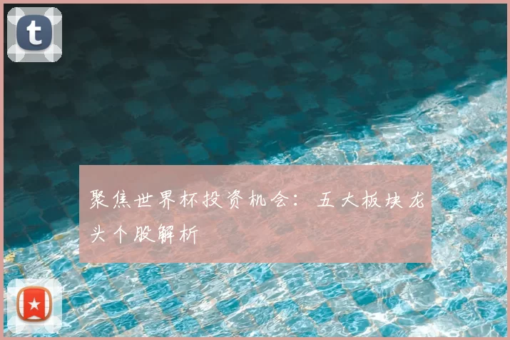 聚焦世界杯投资机会:五大板块龙头个股解析